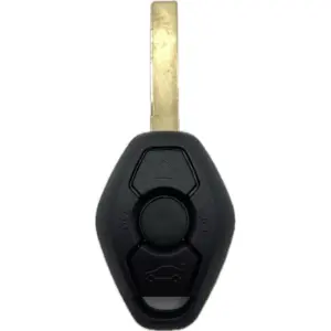 Autoschlüssel komplett Funk Schlüssel geeignet für 1er, 5er BMW 3 Taster 868 Mhz, CAS 2 System